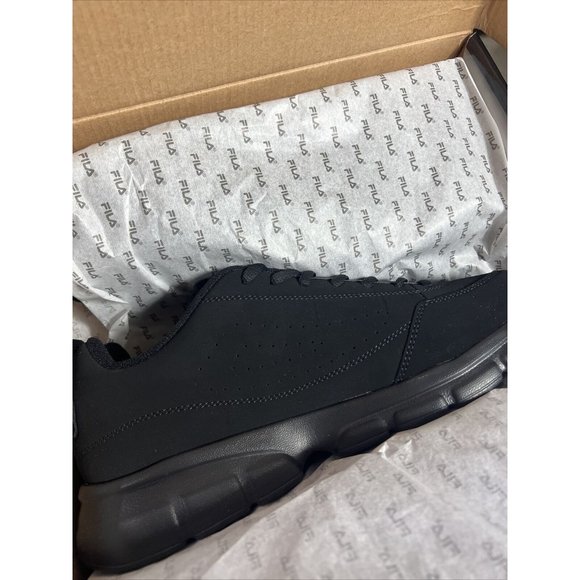 FILA DISRUPTOR SE 1SX60023-001 TRIPLE BLACK ATHLETIC MEN SHOES SNEAKER - Picture 7 of 9